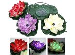 Led Impermeabile Luci Piscina Galleggiante, Eonant 3 Solare Colore Cambia Ninfea Giardino Acquario Matrimonio Decorazione