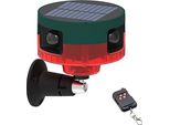 Keeda Solar 129 Db Suono E Luce Flash 360 ° Sensore Di Allarme Di Movimento, La Registrazione Di Messaggi Personalizzati Sirena Allarme Di Sicurezza Farm Ob