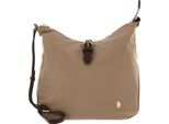 U.S. Polo Assn. Borsa A Tracolla Houston Hobo Bag Warm Taupe Beige