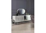 Credenza Con Specchio Credenza Cassettiera Legno Mobile In Legno Design Bianco