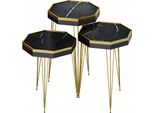 Elegante Tavolino In Legno Nero In Stile Moderno