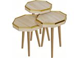 Tavolino In Legno Beige In Stile Moderno Ed Elegante