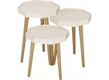 Tavolino In Legno Bianco Dal Design Moderno