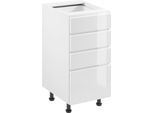 Cassettiera Per Cucina Base 4 Cassetti Cassettiera Per Cucina Bianco