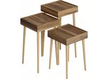 Tavolino In Legno Marrone Elegante Moderno