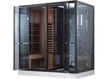 Sauna Benessere Con Doccia Cabina Bagno Turco Doccia Multifunzionale 200X130 Cm