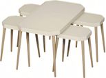 Elegante Tavolino In Legno In Beige Per Un Ambiente Moderno