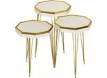 Tavolino In Legno Beige Moderno Elegante