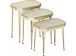 Tavolini Bianchi In Legno Stile Moderno, Elegante, Versatile