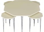 Tavolino Moderno In Legno Beige Dal Design Elegante