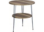 Tavolino In Metallo Marrone In Stile Moderno Ed Elegante