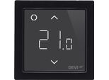 Devireg Termostato Digitale Smart Wifi Regolatore Ambiente Per Riscaldamento Elettrico A Pavimento, Nero 140F1143