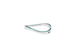 Armreif Lacoste "Glori", Edelstahlfarben, GrüN, ArmbäNder, Damen, Edelstahl, Armreif
