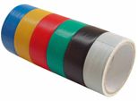 Nastri Isolanti In Pvc, Set Di 6, 19Mm X 18M (3M X 6Pz), Spessore 0,13Mm, 6 Colori