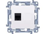 Simon 10 Presa Singola Per Computer RJ45 Cat.5E Bianco C51.01/11