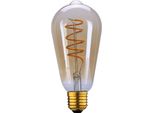 Lampadina Led 6W Spirale Ambra E27 2200K 3S Dimm 757-ST64-3DM-SR-AMB Italux