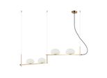Lampada A Sospensione Kernio PND-357784-BRO+W Italux
