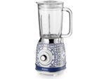 Ariete 0583/0C, Frullatore Da Tavolo, 1,5 L, Funzione Pulse, Tritaghiaccio, 1000 W, Blu, Multicolore