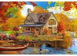 Puzzle Bluebird Lake House - Giocattolo Colorato Da 1000 Pezzi