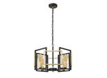 Lampadario Primero PND-44003-4-BK-GD Italux