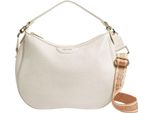 Ted Baker Pelle Borsa A Tracolla Borsa A Tracolla Esiah Webbing Slouchy Leather Hobo Bag Ecru Bianco