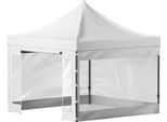 Succebuy Tenda Pop-Up A Baldacchino, 3 X 3 M, Per Uso Esterno, Gazebo Per Patio, Pareti Laterali Rimovibili, Borsa Con Ruote, Resistente Ai Raggi Uv, Impermeabile, Protezione Istantanea