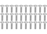 30Pcs M8X1.25 Vite Bullone A2 In Acciaio Inox Tazza Quadrata Filettatura Grossa Carrello Bulloni Din603M8X30