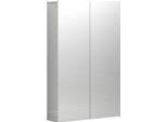Dmora Armadio Multiuso 2 Ante Unicorno 19X115H Cm Bianco, Apertura Battente 2 Ante Italy