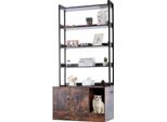 Armadio Per Gatti Lettiera Per Gatti Casa Per Gatti Scaffale A 4 Livelli 850X490X1836Mm 68Kg