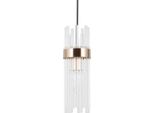 Taraso PND-40760-3-BK-HBR Italux Lampada A Sospensione