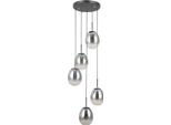 Meolo PND-40825-5-BK Lampada A Sospensione Italux