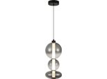 Lampada A Sospensione Led 24W Sonte PND-24352V-24W-BK-SG Italux