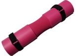 Barbell Pad Rosa, 43 Cm In Schiuma Nbr Per Squat E Spinte D'anca, Con Cinghia Di Fissaggio
