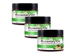 Olio Di Rosmarino Olio Di Batana Olio Di Ricino Olio Di Ricino 3 In 1 Per La Crescita Dei Capelli Vegan Spremuto A Freddo, 3X 120G