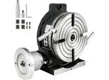 Testa Divisoria Tavola Rotante 200 Mm Tavola Divisoria Rotante Testa Divisoria Orizzontale-Verticale Testa Divisoria Orientabile Per Fresatura E Foratura