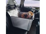 Seggiolino Auto Per Cani Sedile Posteriore Panca Per Cani Auto 22Kg 750X580X500Mm Grigio