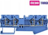 Connettore Per Guida A 4 Poli St 4 Quattro Zug Per Guida Din, Blu