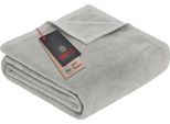 Coperta Per Bambini Ibena Porto 100X150 Cm - Morbida, Calda E Lavabile Coperta Per Bambini, Grigio Chiaro