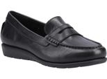 Hush Puppies - Scarpe Basse "Shelby"" Da Donna, Pelle FS12030 (42 Eu) (Nero)"