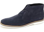 3849Q Polacchino Uomo Hogan Club Derby Blu Scarpa Suede Blue Men