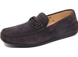 G2256 Mocassino Uomo Tod's Blue Delave' Suede Loafer Shoe Man