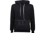 B4197 Felpa Uomo Stk Supertokyo Cotone Nero Con Cappuccio Sweatshirt Men