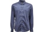5630AR Camicia Uomo Gmf 965 Man Stripes Shirt Blue