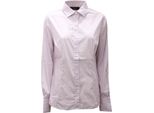 5542AE Camicia Donna Mauro Grifoni White/Lilac Stripes Shirt Woman