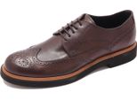 5817AE Scarpa Allacciata Tod's Derby Leather Brown Shoe Man