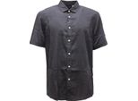 1726Av Camicia Uomo Liu Jo Man Linen Blend Shirt Blue