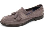C7800 Mocassino Uomo Caracciolo 1971 Scarpa Grigio Vintage Loafer Shoe Man