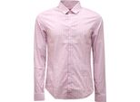 9898AQ Camicia Uomo Patriazia Pepe Man Shirt Pink/White Stripes