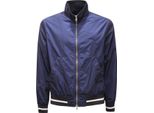 1365AT Giubbotto Antivento Uomo Brooksfield Man Jacket Blue