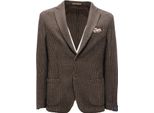 2684AG Giacca Uomo Bastianello Black/Beige Wool Pied De Poul Jacket Man